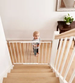 Børn BabyDan Sikkerhedsgitter - 62-106 cm - Multidan - Hvid