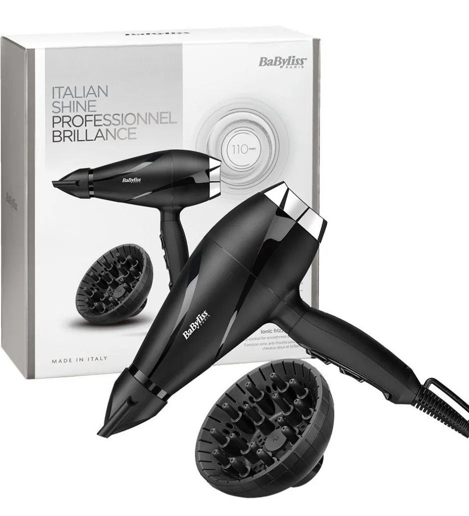 Hårtørrere|Hårstyling*BaByliss Hårtørrer - Shine Pro - 2200W m. Diffuser