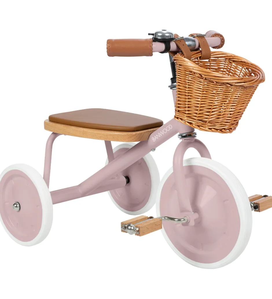 Løbecykler*Banwood Trehjulet Cykel - Trike - 3-6 År - Dustypink