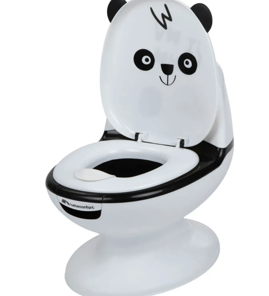Potter Og Toilethjælp*Bebeconfort Toilet - Mini - Hvid/Sort m. Panda