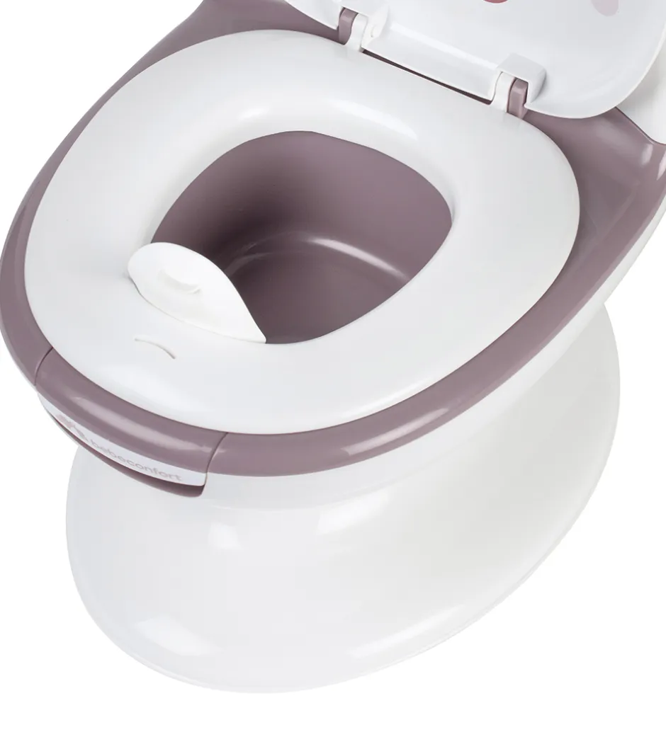 Bebeconfort Toilet - Mini - Hvid/Lavendel m. Bjørn