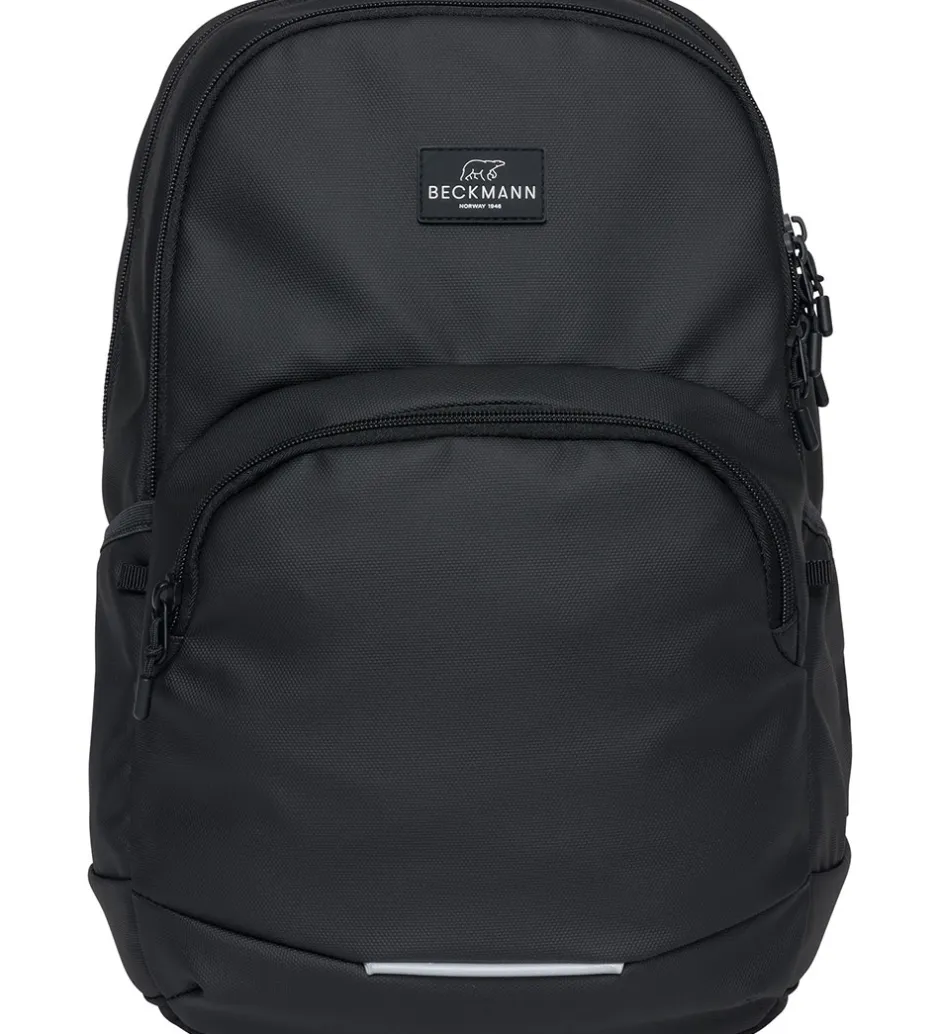 Skoletasker*Beckmann Skoletaske - Sport Junior - Black Coated - Sort
