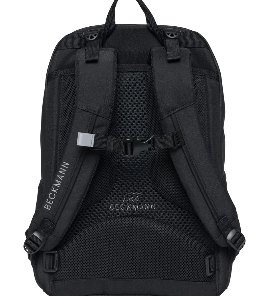 Skoletasker*Beckmann Skoletaske - Sport Junior - Black Coated - Sort