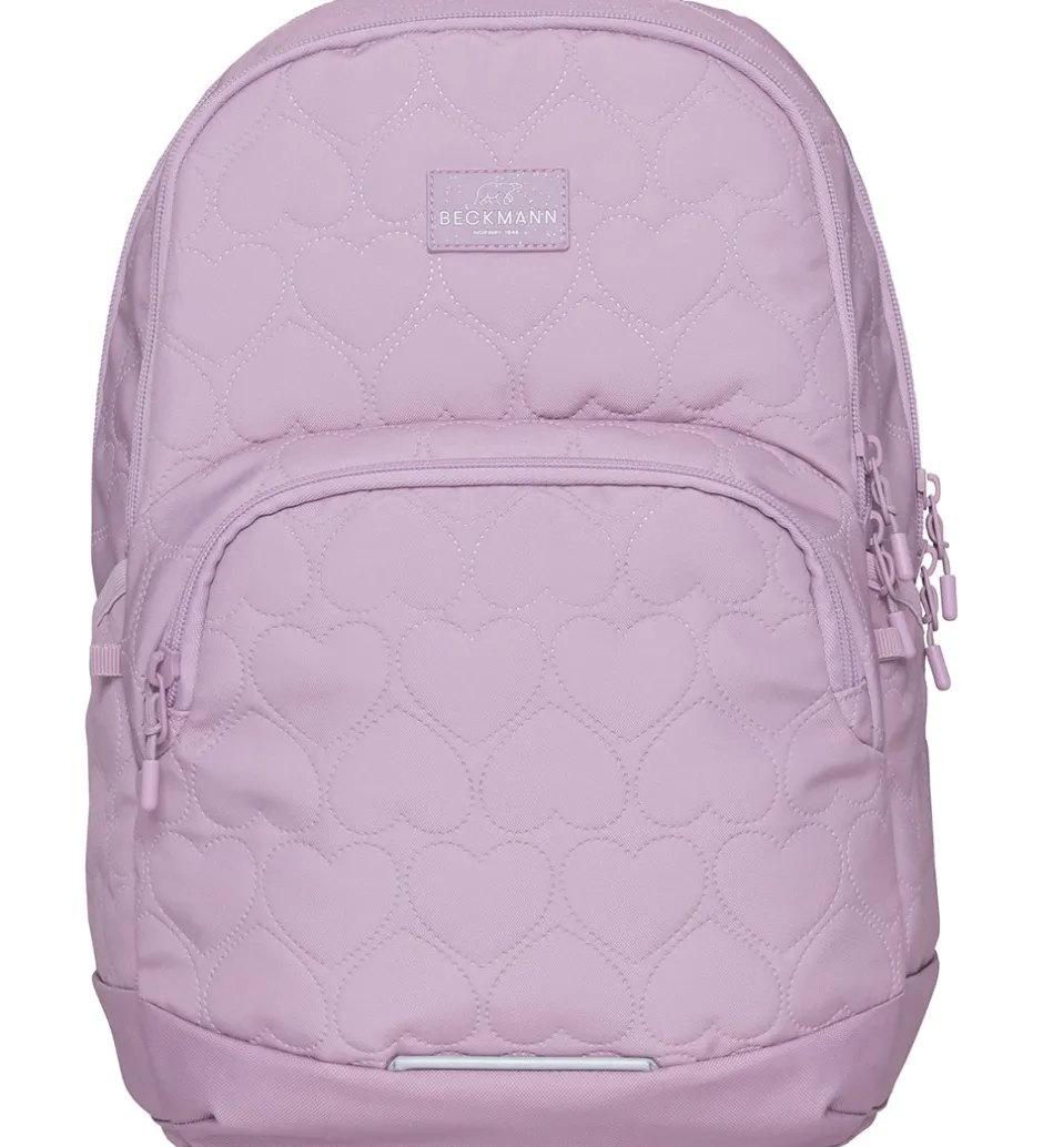 Skoletasker*Beckmann Skoletaske - Sport Junior - Padded Hearts - Pink