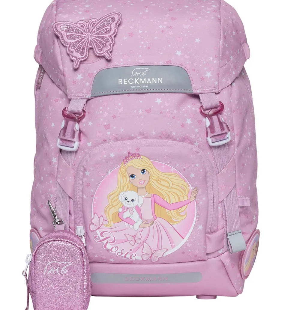 Skoletasker*Beckmann Skoletaskesæt - Classic - Rosie - Pink