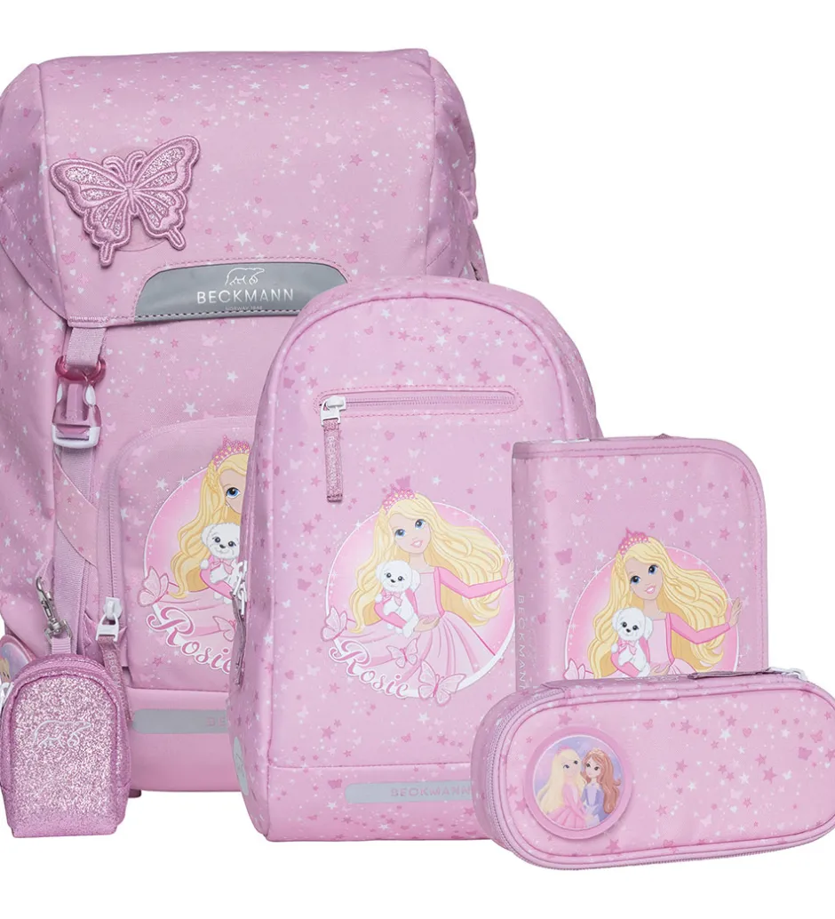 Skoletasker*Beckmann Skoletaskesæt - Classic Maxi - Rosie - Pink