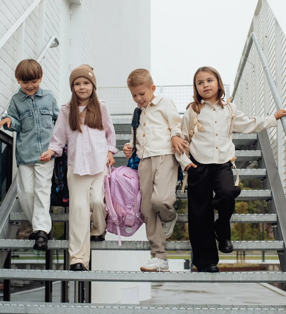 Skoletasker*Beckmann Skoletaskesæt - Classic Maxi - Rosie - Pink