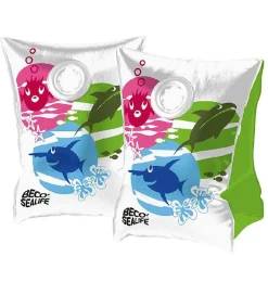 BECO Svømmevinger - 0-15 kg - Hvid/Multifarvet