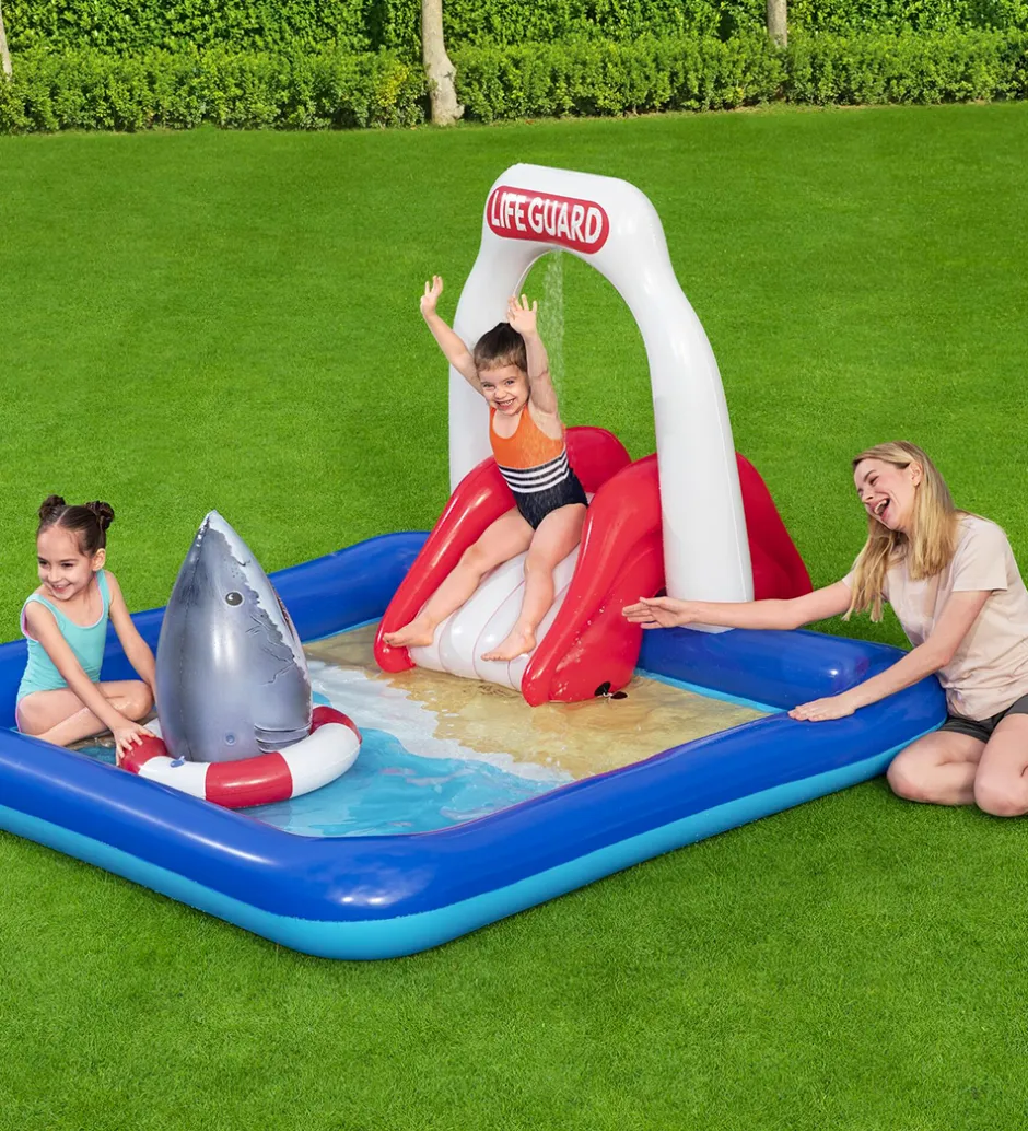Vandleg|Badebassin*Bestway Legebassin - 234x203x129cm - Lifeguard Tower