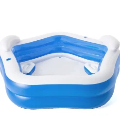 Badebassin*Bestway Oppustelig Badebassin - 213x206 cm - Family Fun