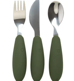 Børnebestik*BIBS Børnebestik - 3-Pak - Hunter Green