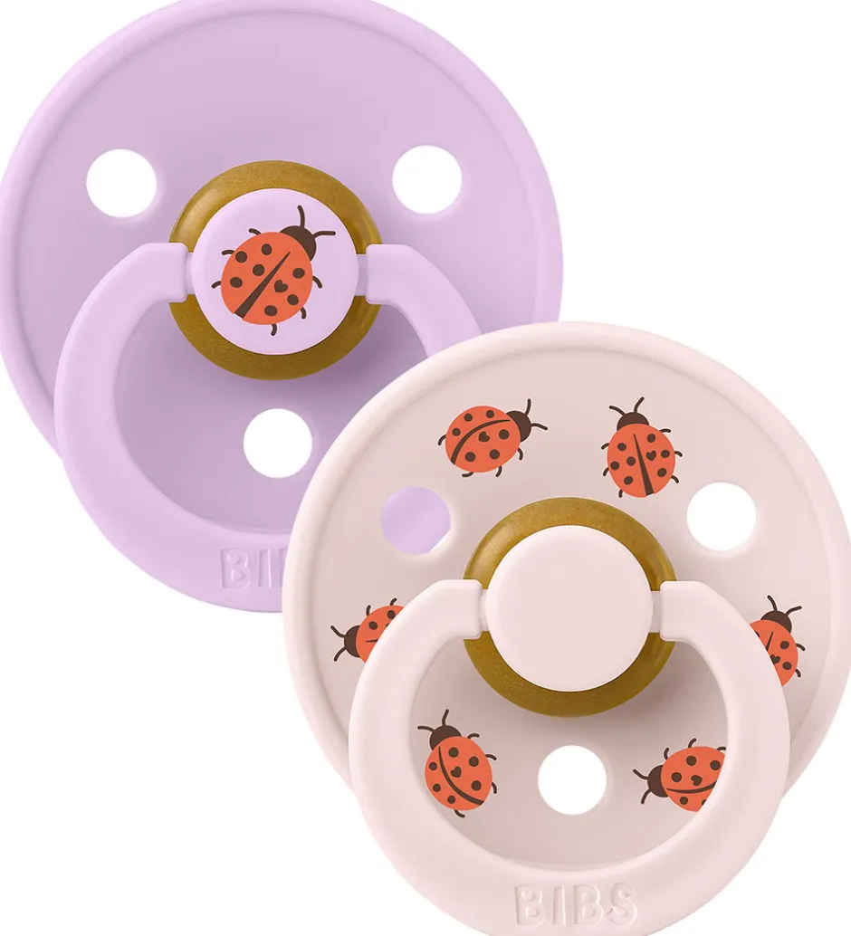Sutter*BIBS Colour Sutter - Str. 1 - 2-pak - Rund - Violet Sky Mix