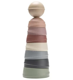 BIBS Stabletårn - 8 Dele - Pastel Rainbow