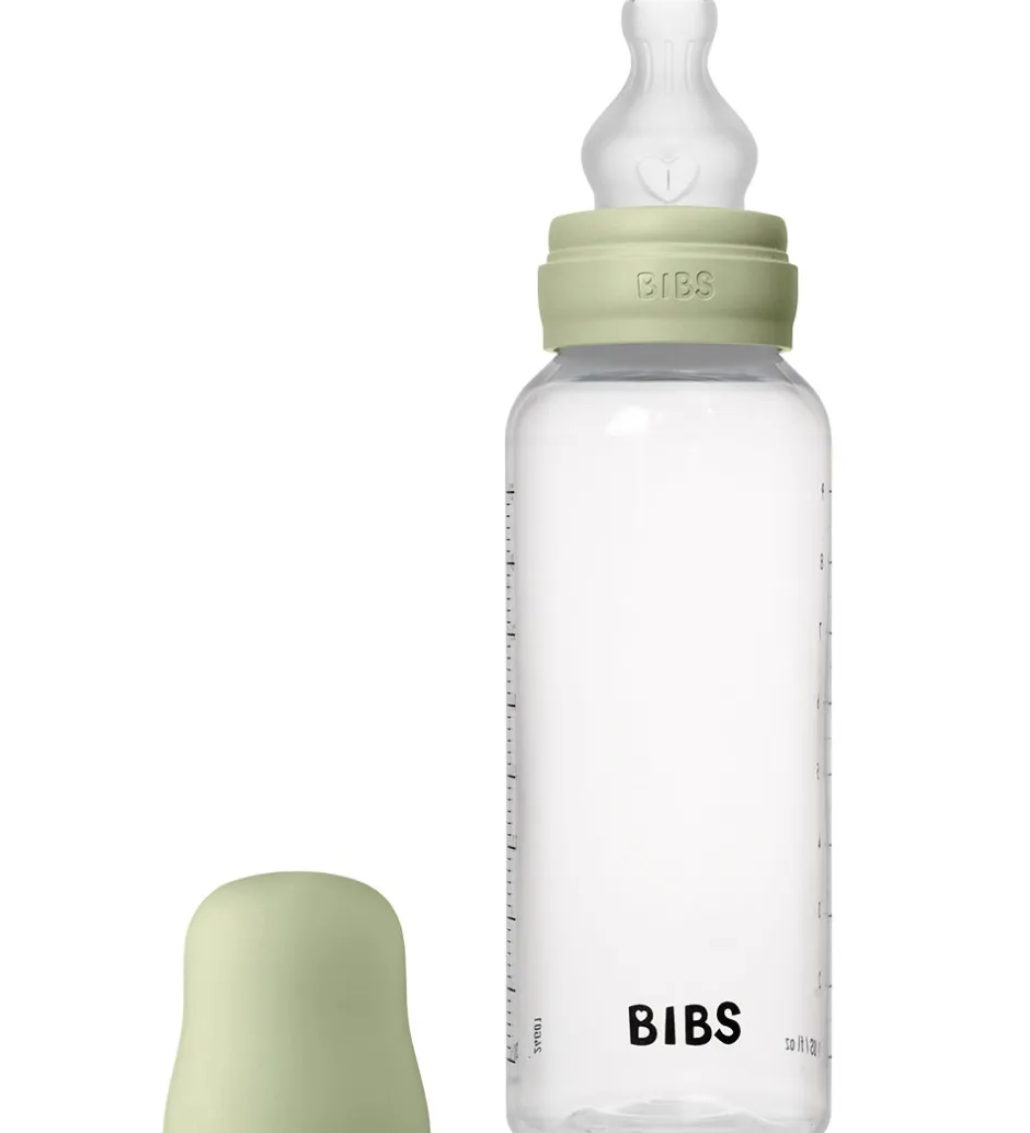 Sutteflasker|Amning*BIBS Sutteflaske - 270 ml - PP/Silikone - Sage