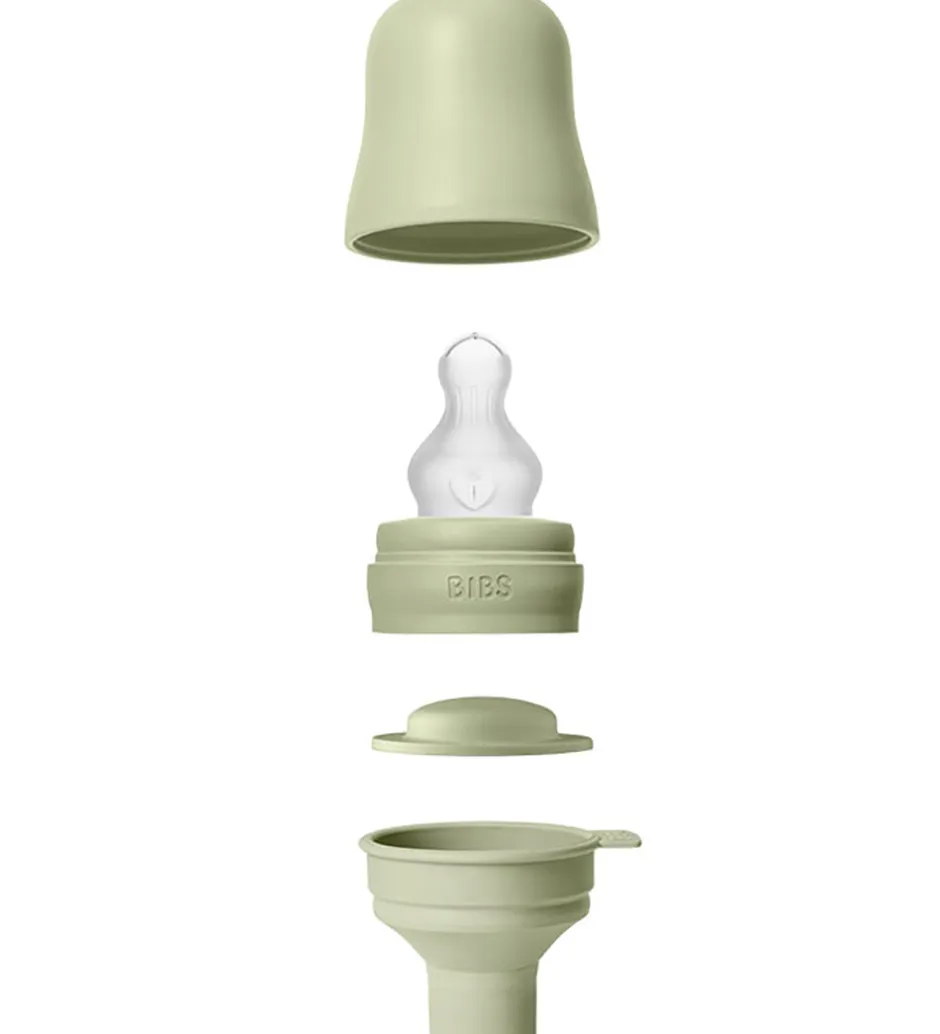 Sutteflasker|Amning*BIBS Sutteflaske - 270 ml - PP/Silikone - Sage