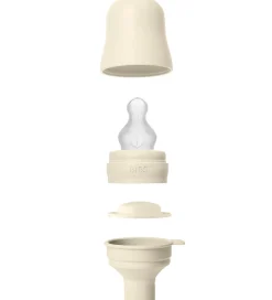 Sutteflasker|Amning*BIBS Sutteflaske - 270 ml - PP/Silikone - Ivory