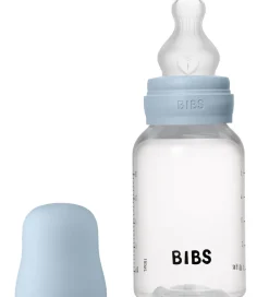 Sutteflasker|Amning*BIBS Sutteflaske - 150 ml - PP/Silikone - Baby Blue