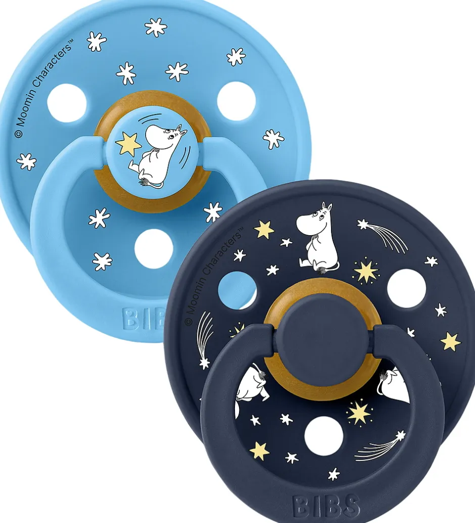 Sutter*BIBS x Moomin Colour Sutter - Str. 2 - 2-pak - Breeze Mix
