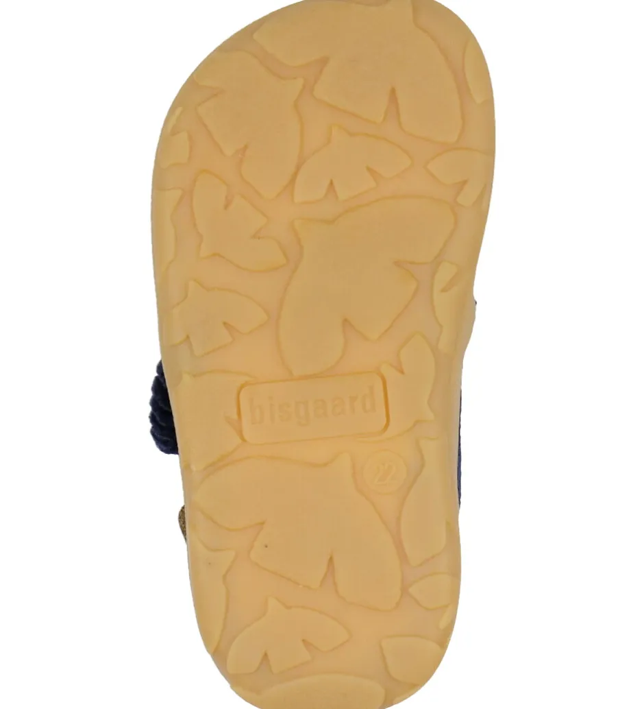 Hjemmesko*Bisgaard Hjemmesko - Barefoot - Navy Corduroy