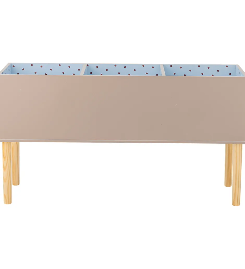 Bokse Og Kasser|Opbevaring*Bloomingville Bogkasse - Salam - 90 cm - Brun m. Striber