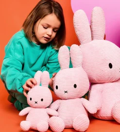 Bamser*Bon Ton Toys Bamse - 23 cm - Miffy ECO Corduroy - Misty Rose