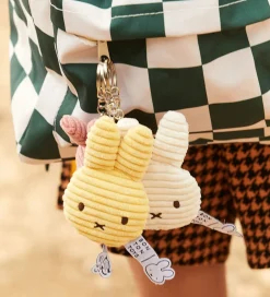 Nøgleringe*Bon Ton Toys Nøglering - 10 cm - Miffy Flat Keychain Corduroy -