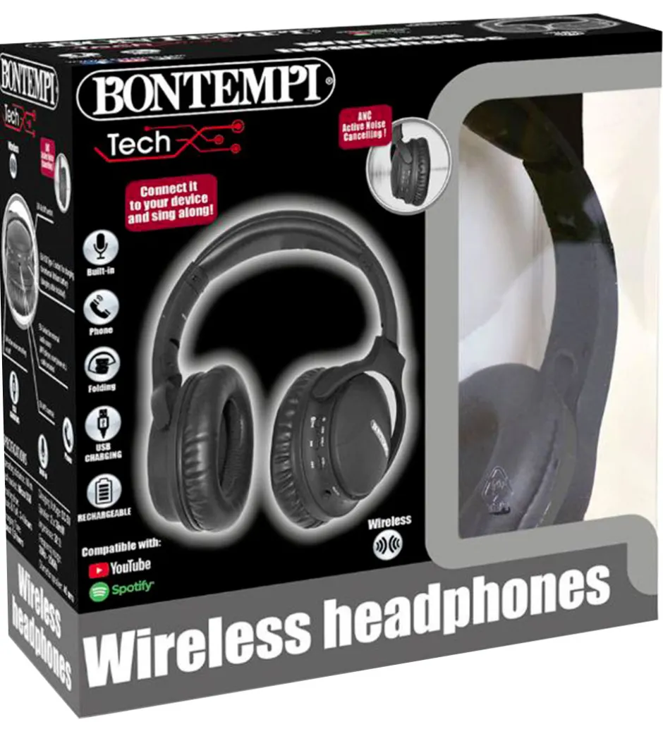 Bontempi Høretelefoner - Trådløs - Sort