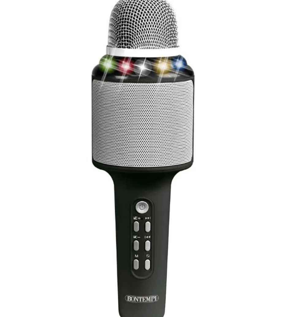 Musikinstrumenter*Bontempi Mikrofon m. Lys - Trådløs - Karaoke