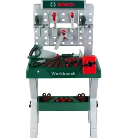Legeværktøj*Bosch Mini Arbejdsbænk - Legetøj - Mørkegrøn/Sølv