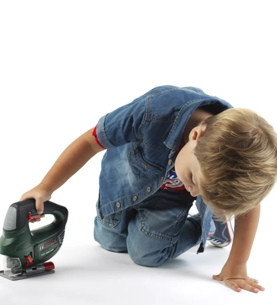Legeværktøj*Bosch Mini Stiksav m. Lys/Lyd - Legetøj - Grøn