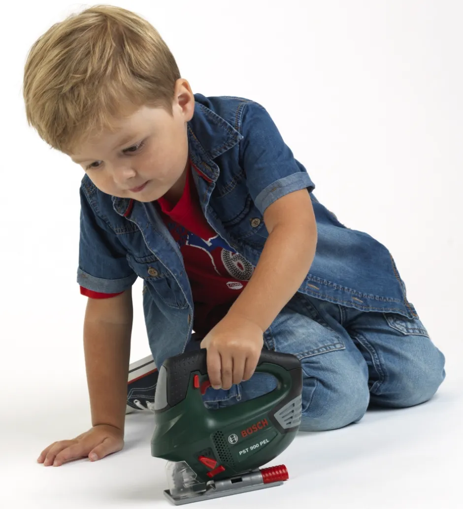 Legeværktøj*Bosch Mini Stiksav m. Lys/Lyd - Legetøj - Grøn