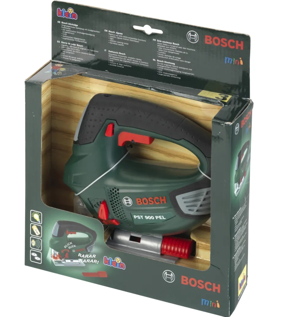 Legeværktøj*Bosch Mini Stiksav m. Lys/Lyd - Legetøj - Grøn
