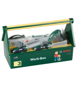 Legeværktøj*Bosch Mini Værktøjskasse -Legetøj - 7 dele - 30cm