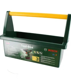 Legeværktøj*Bosch Mini Værktøjskasse m. Tilbehør - Legetøj - Mørkegrøn
