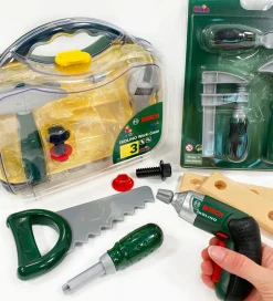 Legeværktøj*Bosch Mini Værktøjssæt - Legetøj - Mørkegrøn