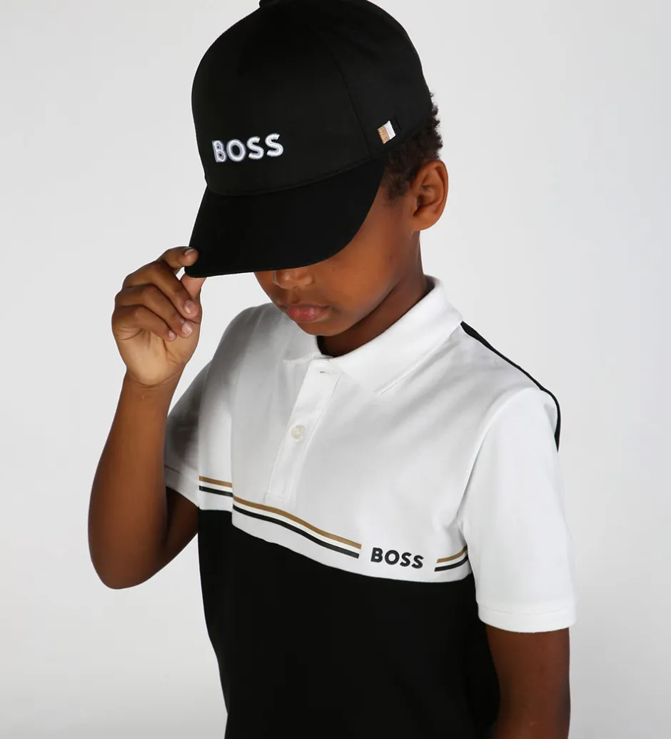 Børn BOSS Kasket - Sort m. Logo