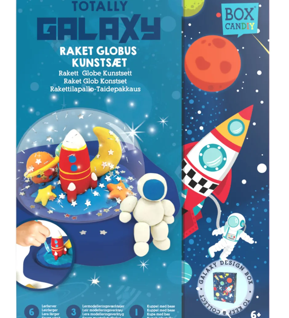 BOX CANDIY Kreasæt - Raketgalakse-kunstsæt - Totally Galaxy