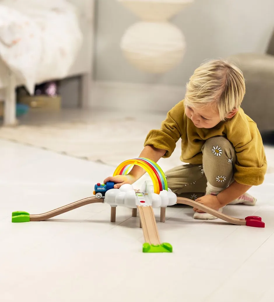 Brio*BRIO Togbane - Min Første Togbane - Light Up Regnbuesæt 36002