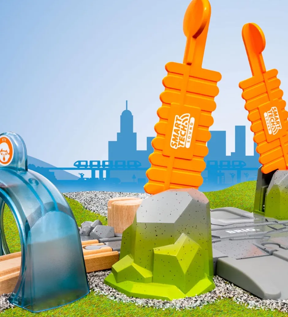 Brio*BRIO World Legetøj - Smart Tech - Jernbaneoverskæring 33965