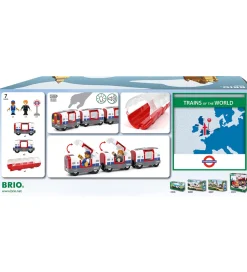 Brio*BRIO World London Undergrundstog - Batterridrevet - 36085