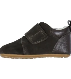 Hjemmesko*Bundgaard Hjemmesko - Wide fit - Teddy - Dark Brown