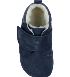 Bundgaard Hjemmesko - Wide Fit - Teddy Navy - Blue