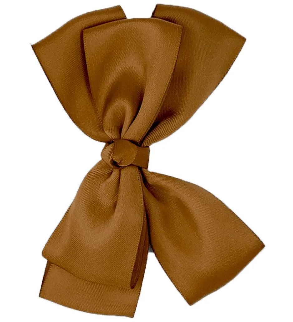By Stær Dåbsbånd m. Sløjfe - Satin - Double Bow - Golden Br
