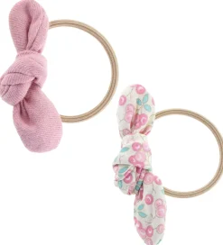 Hårpynt|Hårelastikker*By Stær Hårelastikker m. Sløjfe - Leise - 2-pak - Rose Mix