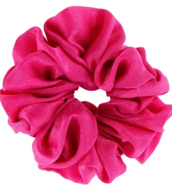 Scrunchies*By Stær Scrunchie - Isabella - 18 cm - Mørk Pink