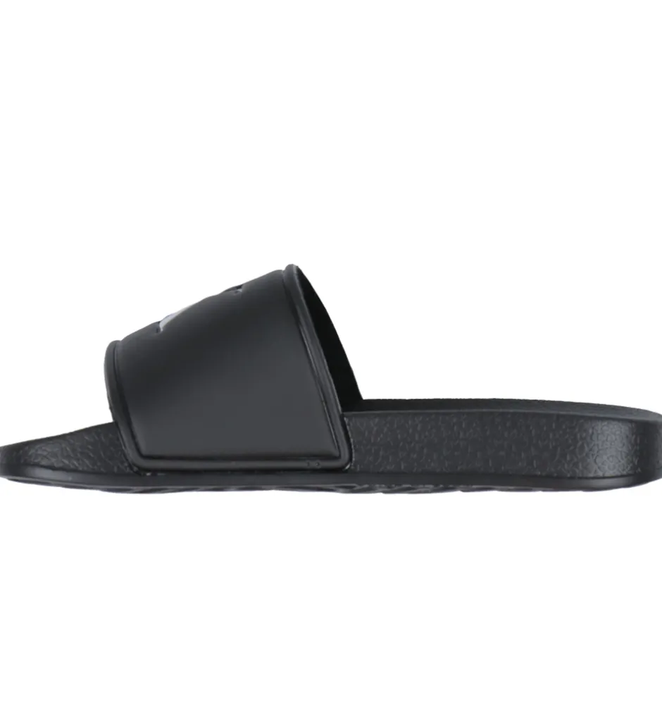 Klipklappere*Calvin Klein Badesandaler - Logo Print Pool Slide - Sort