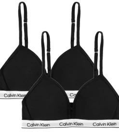 Børn Calvin Klein BH u. Bøjle - Triangle - 2-pak - Sort