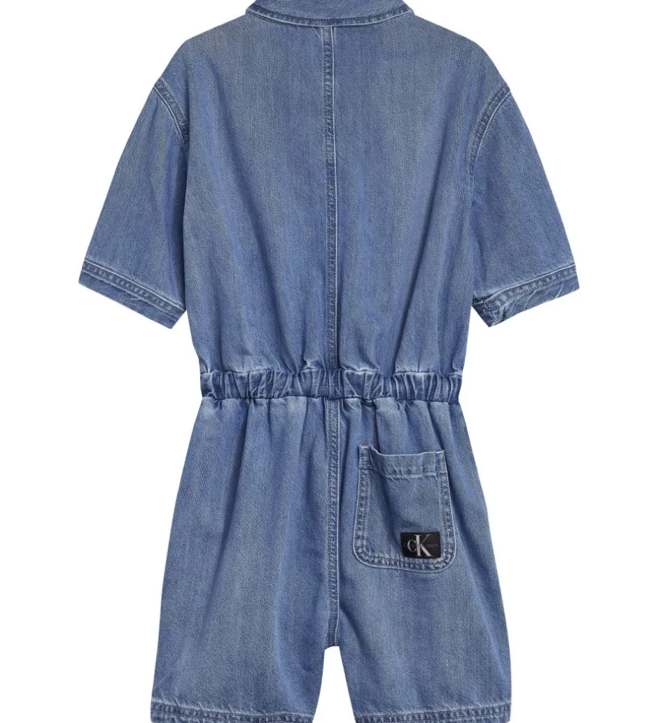 Børn Calvin Klein Buksedragt - Soft Denim - Light Denim