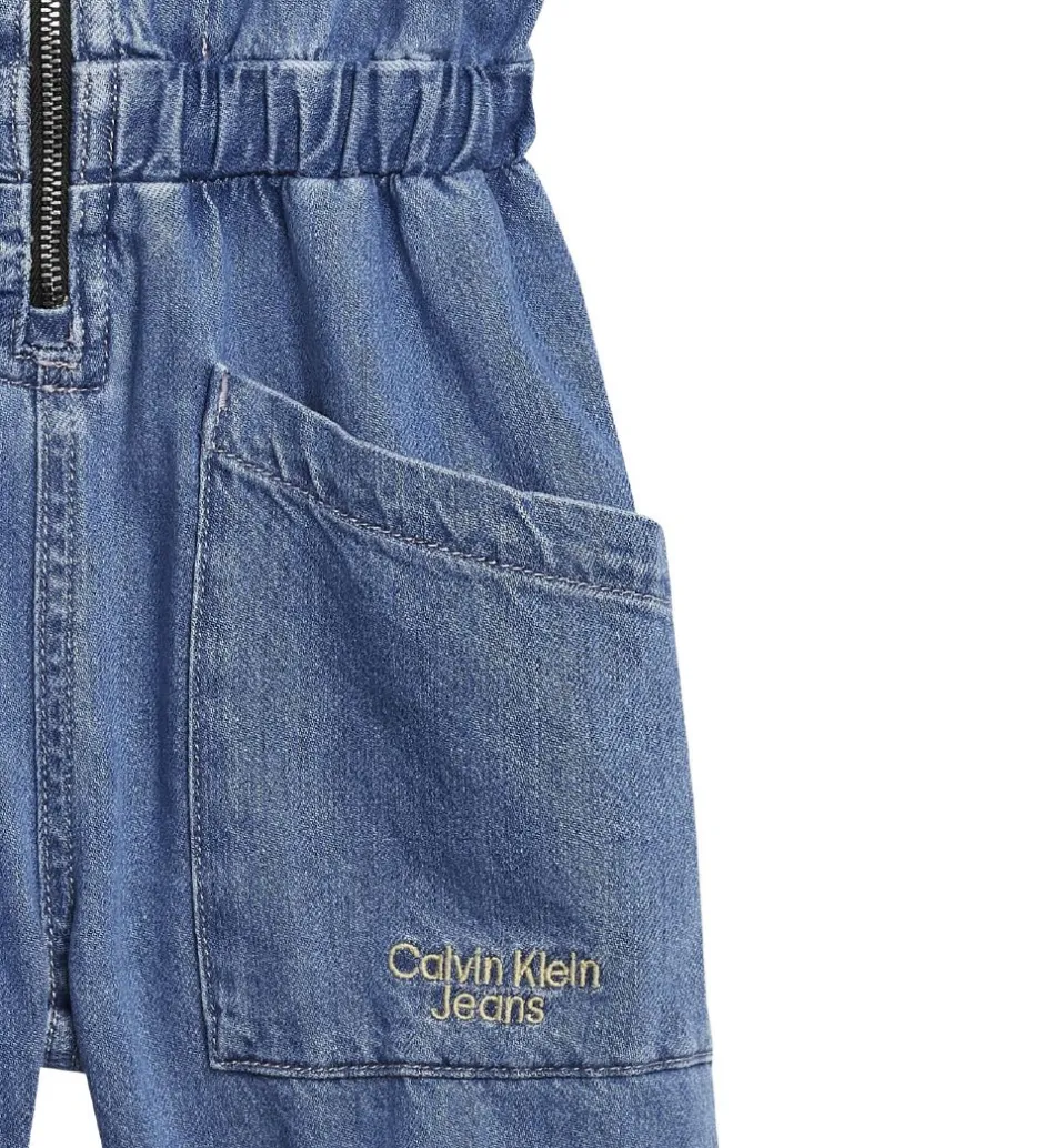 Børn Calvin Klein Buksedragt - Soft Denim - Light Denim