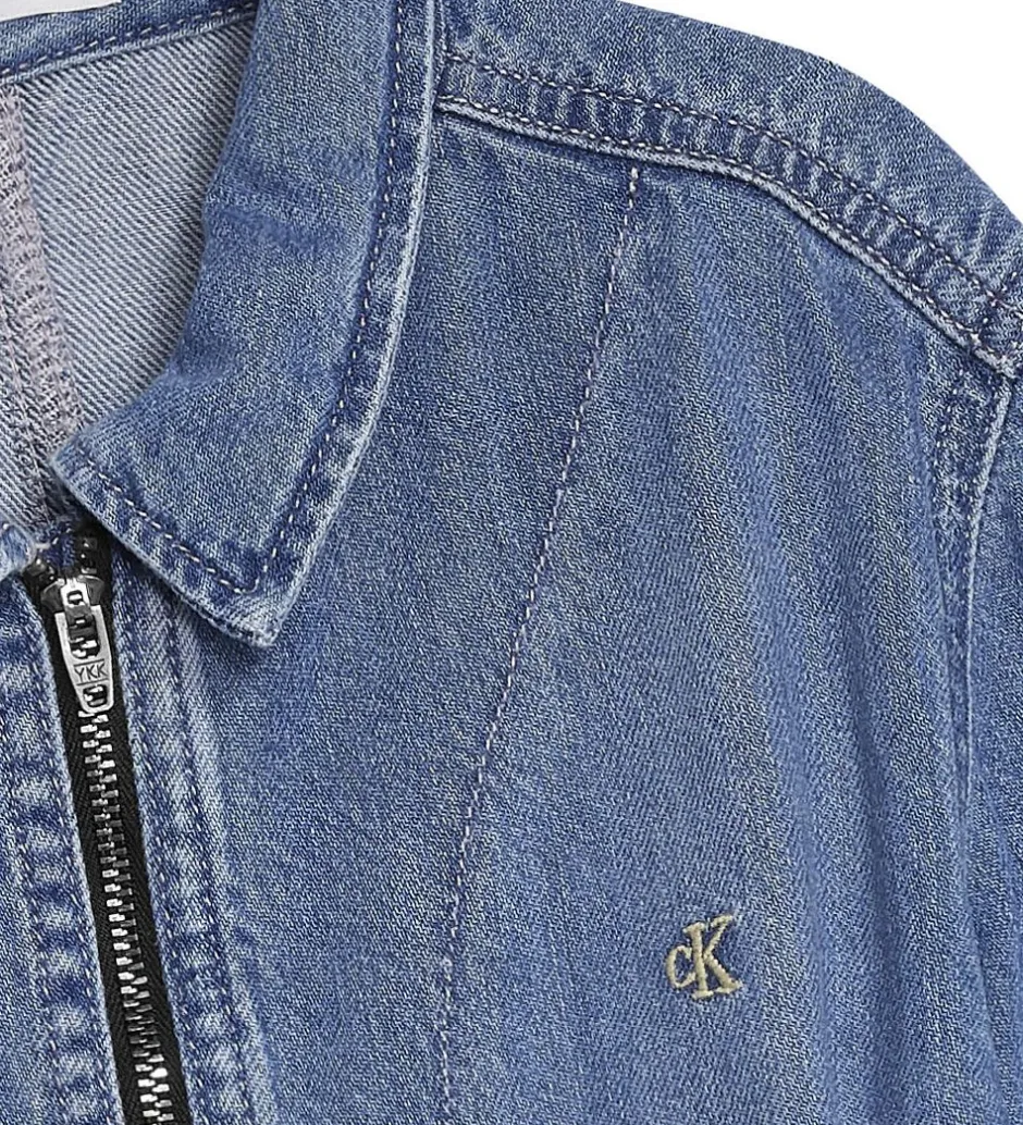 Børn Calvin Klein Buksedragt - Soft Denim - Light Denim